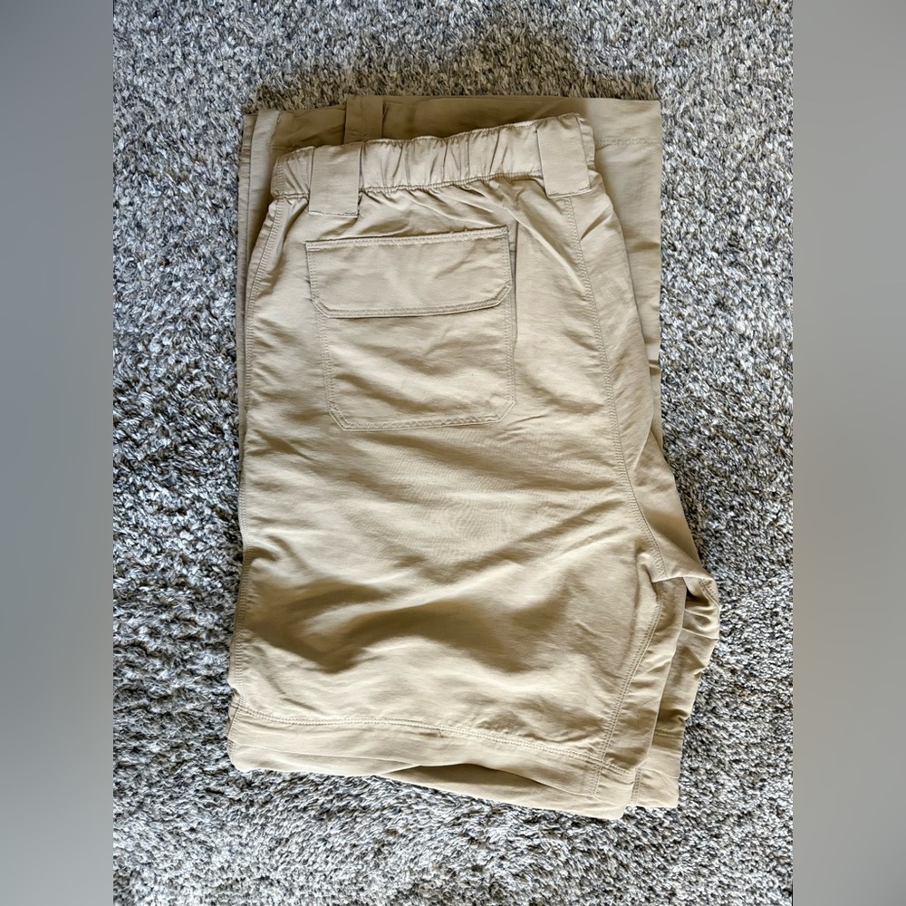 North Face cargo pants with zip off shorts